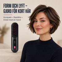 VolymBorste – sladdlös värmeborste för kort hår