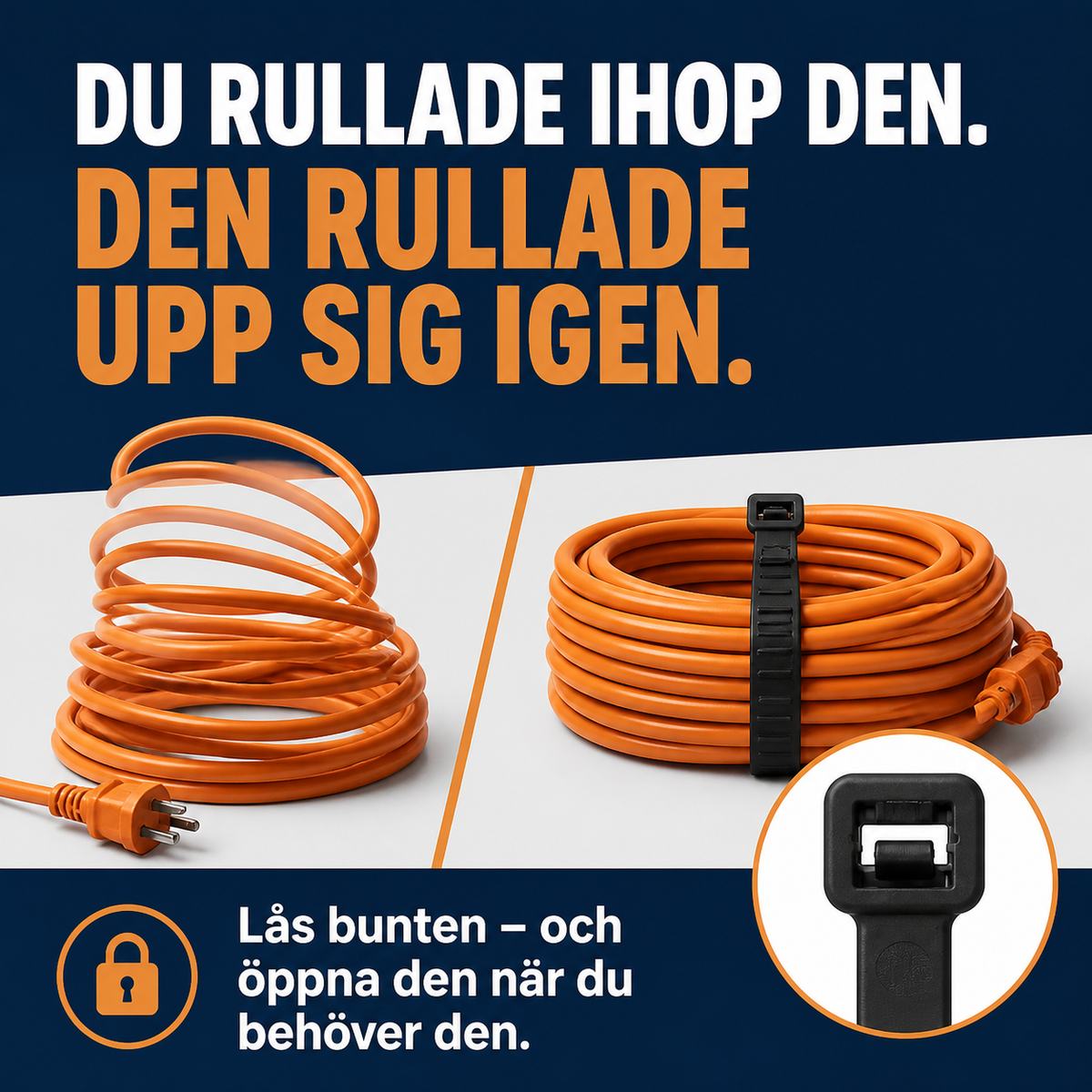 Multiband – återanvändbara universalremmar, 4-pack