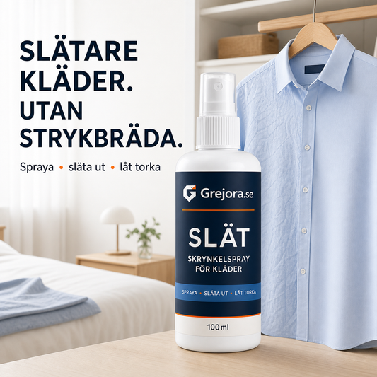 Grejora Slät – skrynkelsläppande klädspray