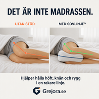 Grejora SovLinje™ – knäkudden för sidosovare