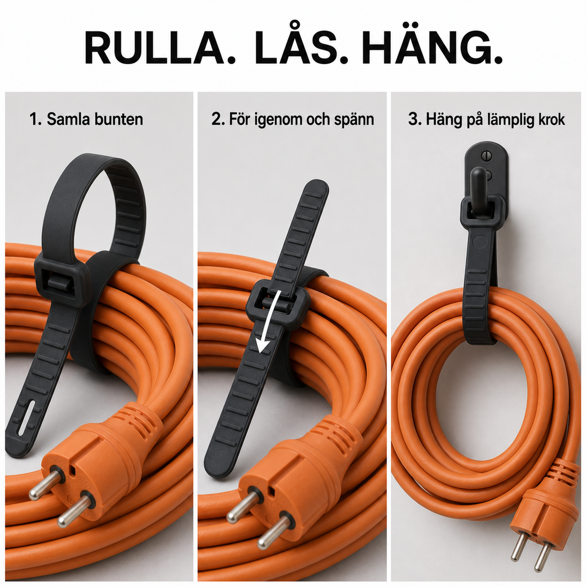 Multiband – återanvändbara universalremmar, 4-pack