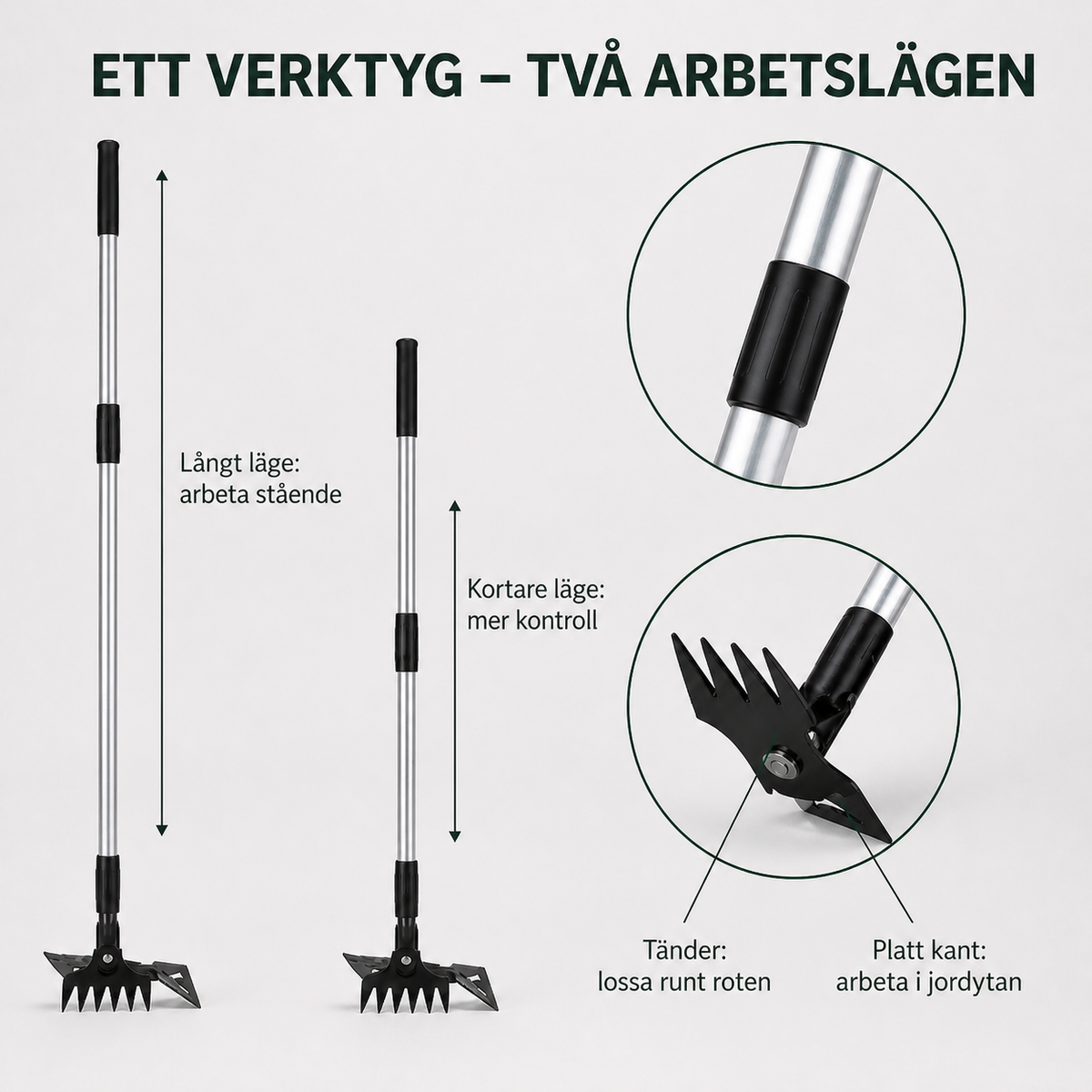 RotRens – justerbar ogräsrensare