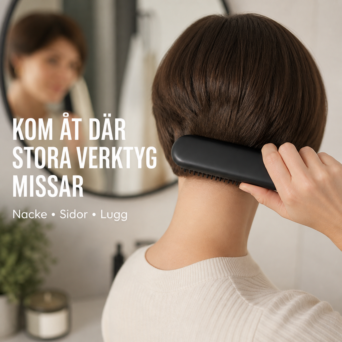 VolymBorste – sladdlös värmeborste för kort hår