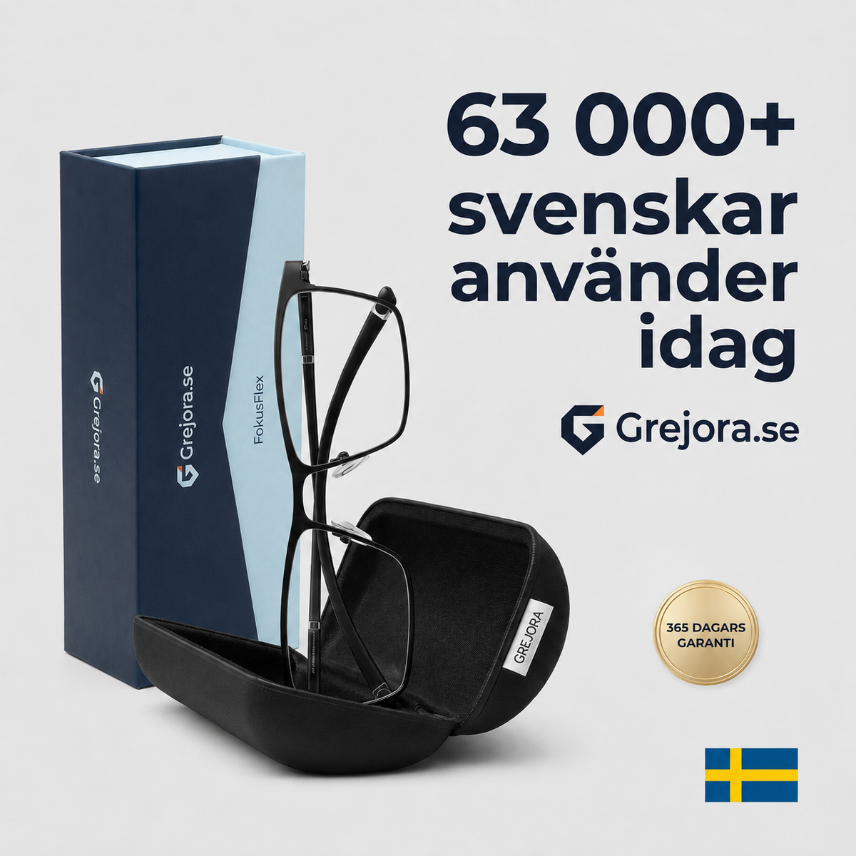 FokusFlex 3-i-1 – progressiva läsglasögon för skärm & sol