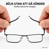 FokusFlex 3-i-1 – progressiva läsglasögon för skärm & sol