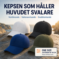 AeroCap – ventilerande funktionskeps med justerbar one size-passform