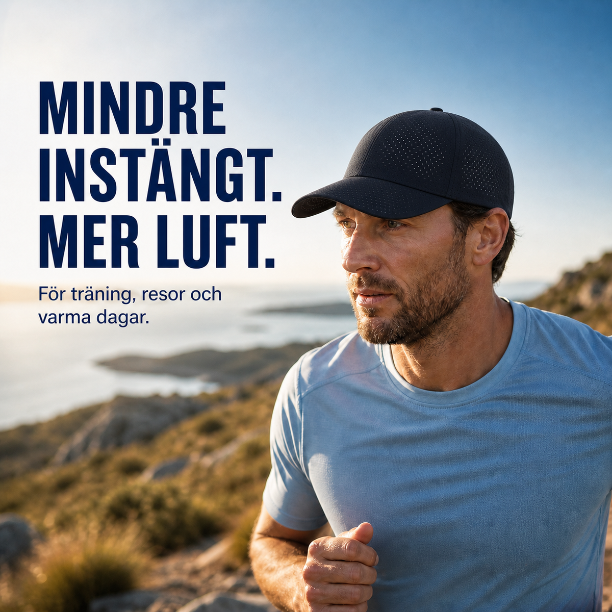 AeroCap – ventilerande funktionskeps med justerbar one size-passform
