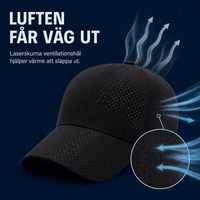 AeroCap – ventilerande funktionskeps med justerbar one size-passform