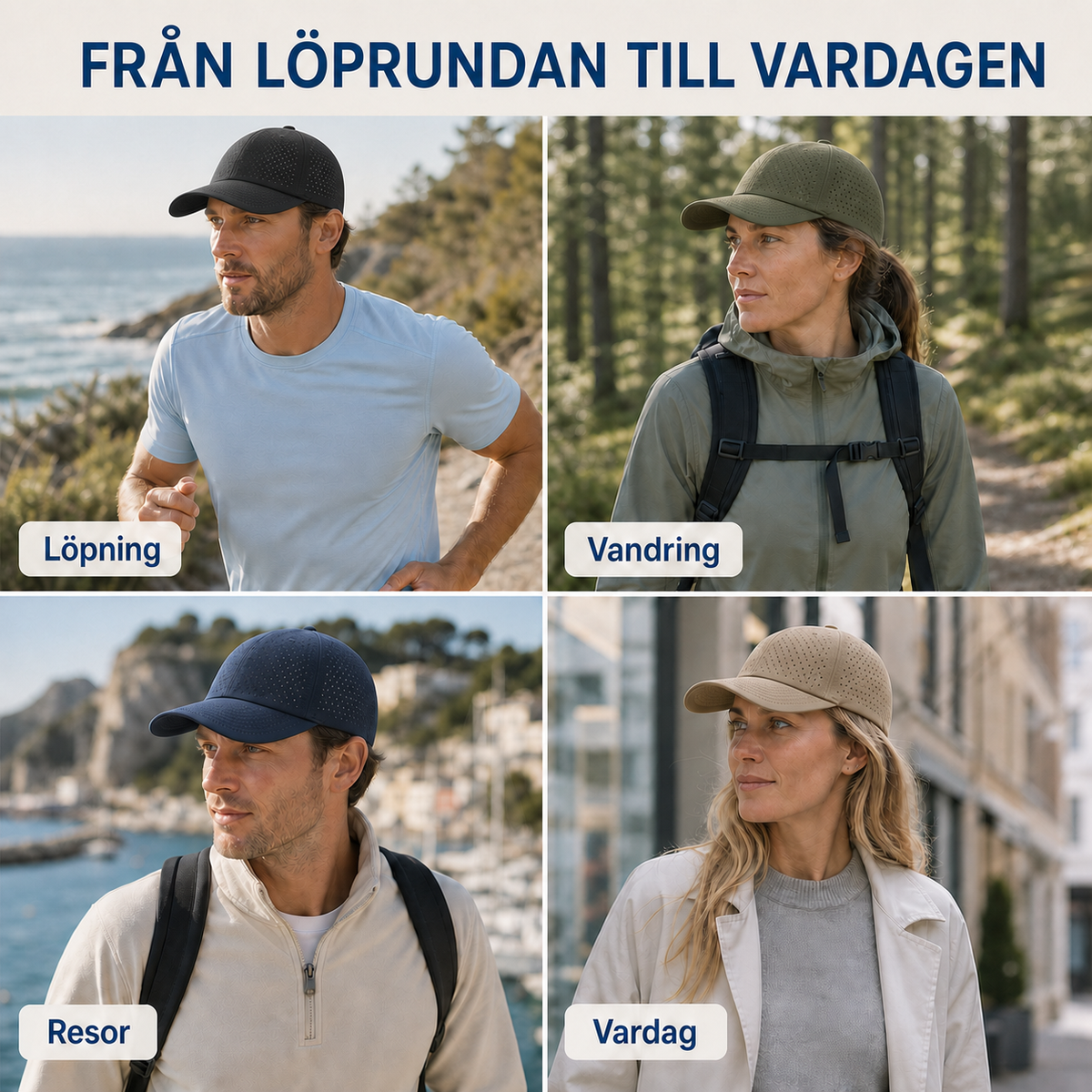 AeroCap – ventilerande funktionskeps med justerbar one size-passform