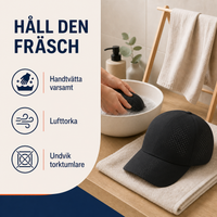 AeroCap – ventilerande funktionskeps med justerbar one size-passform