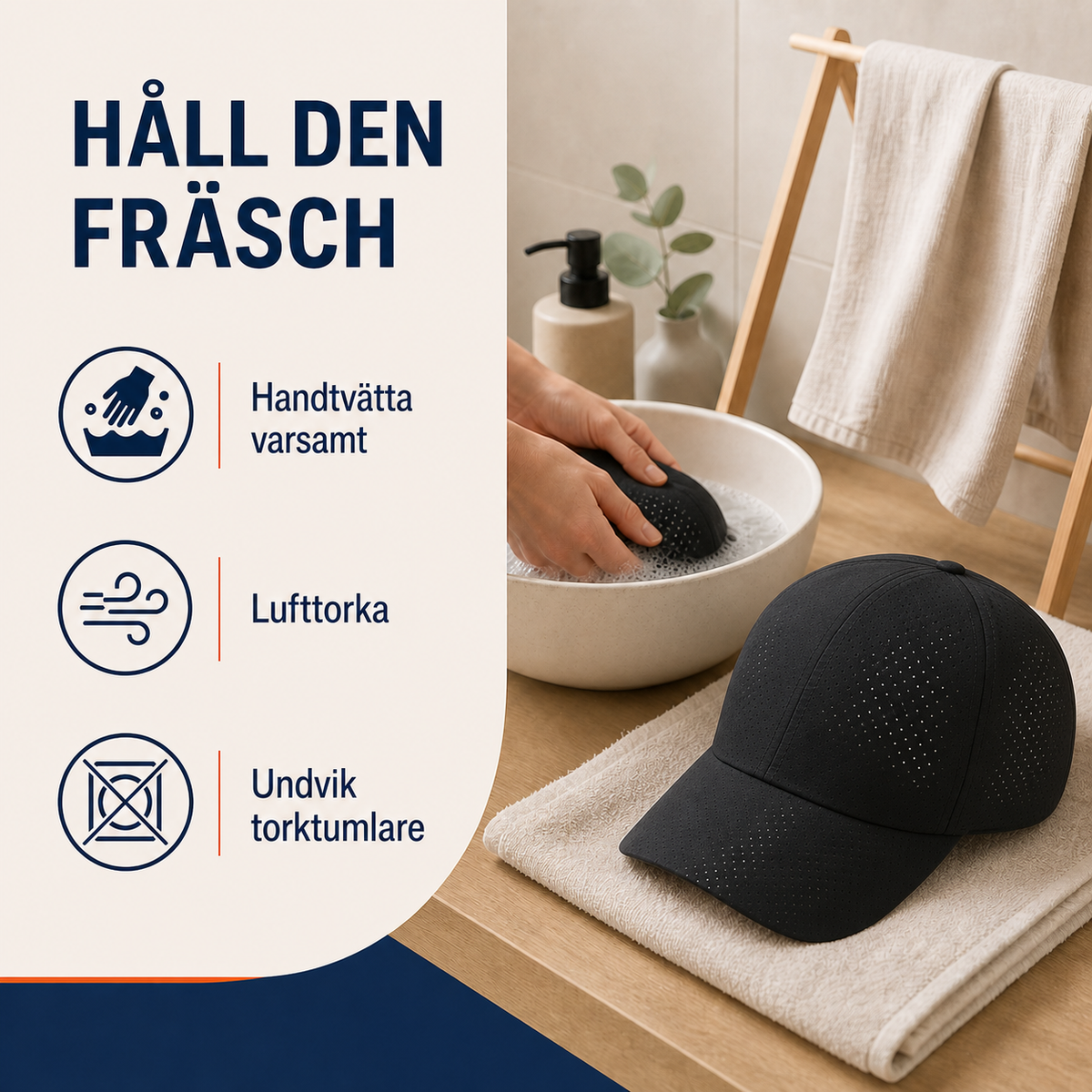 AeroCap – ventilerande funktionskeps med justerbar one size-passform